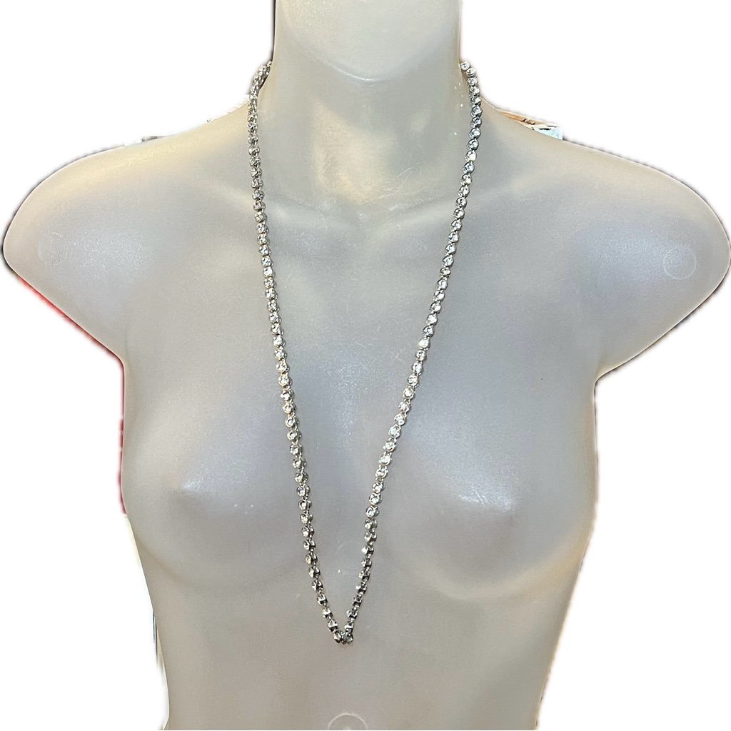 Ice Fine Jewelry Brand 30 Inch Rhinestone Necklace